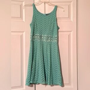 Sequin Hearts Aquamarine Dress